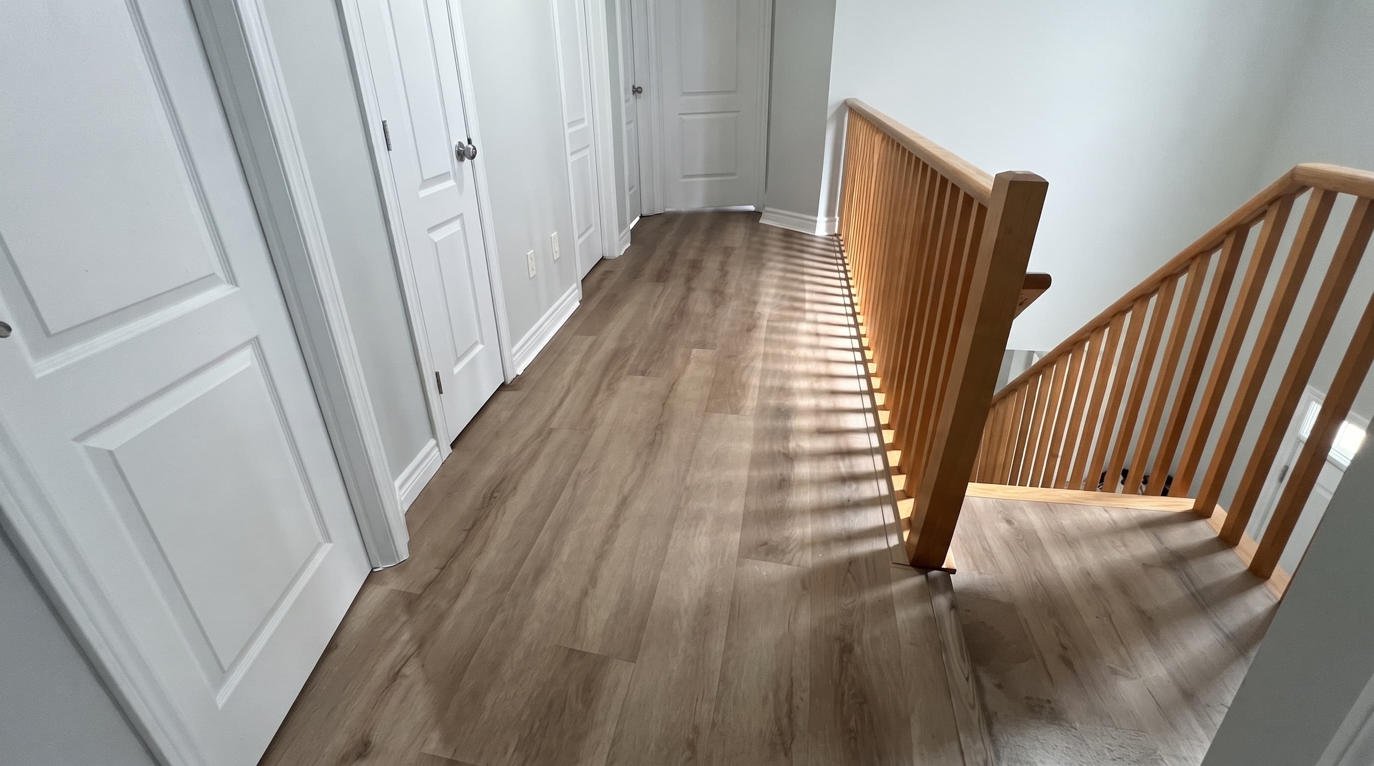 Light Gray Hallway & Staircase